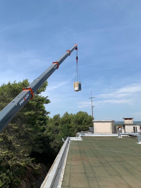 Pose et mise en service de climatiseurs grande puissance Panasonic VRV à Bouc Bel Air