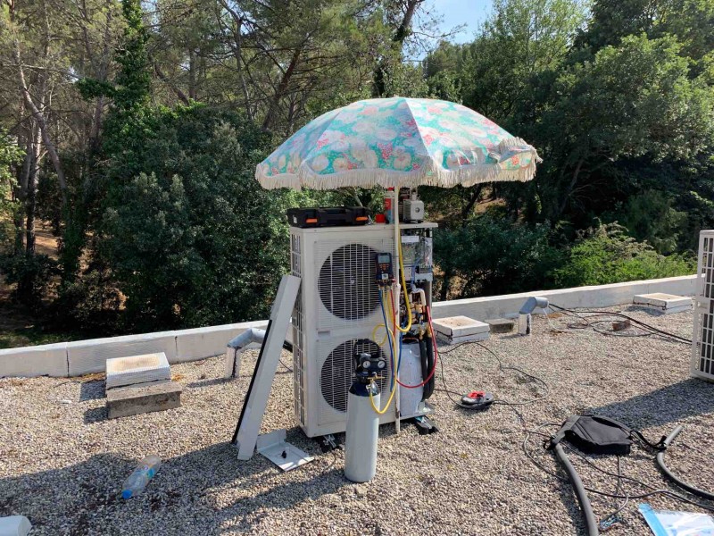 pose climatiseur ATLANTIC 10kW à Bouc Bel Air