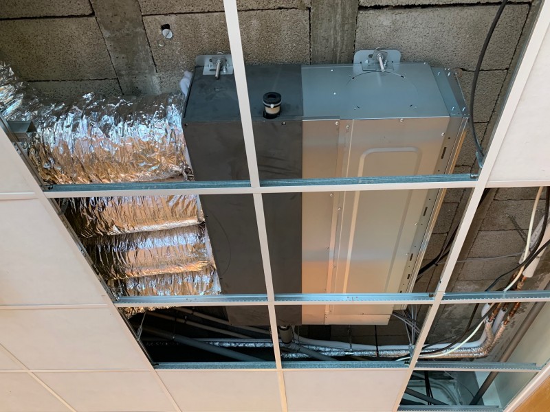 Pose groupe extérieur Atlantic 22 KW à PUYLOUBIER