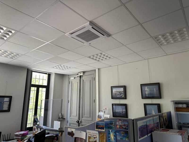 Climatisation réversible ATLANTIC à PUYLOUBIER au pied de la Sainte Victoire